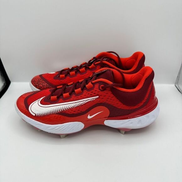 Nike Alpha Huarache React Elite 4 Low 8,8.5,9.5,10,12,13,14 Cleats DJ6521-616 - Picture 4 of 5